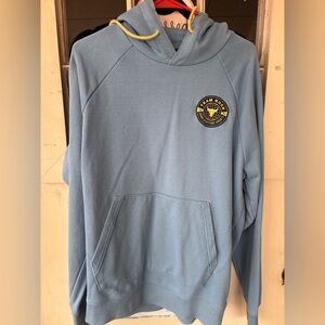 Under Armour Blue Hoodie with Yellow Accents